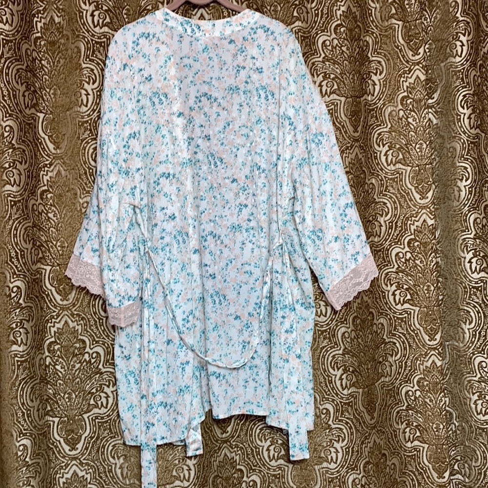 •SILK• Eberjey x Rebecca Taylor Lily Kimono Robe - Picture 7 of 10